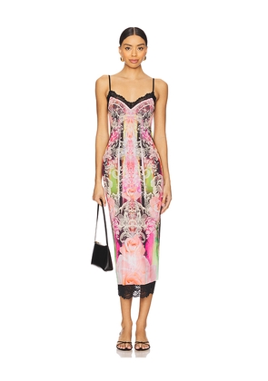 AFRM Nissa Midi Dress in Pink. Size 3X. Also in L, M, S, XL, XS.