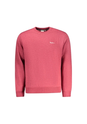 Pepe Jeans Rosso Cotton Men Sweatshirt - S