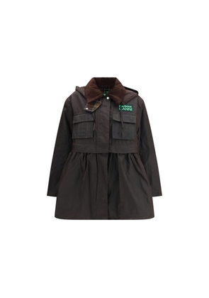 Barbour Brown Cotton Coat - 10