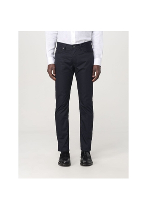 Emporio Armani Blue Cotton Casual Pants - W30