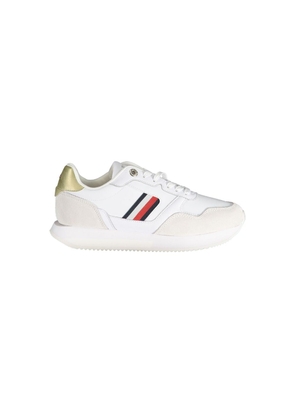 Tommy Hilfiger Bianco Leather Women Sneaker - EU41/US11