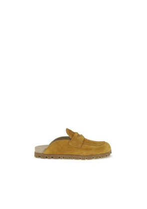 Miu Miu Brown Calf Leather Bos Taurus Mules - EU36/US6