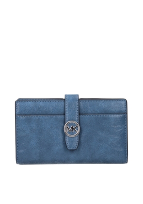 Michael Kors Light Blue Leather Wallet