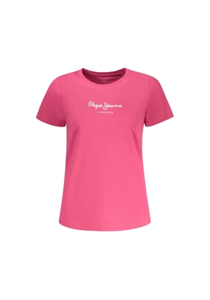 Pepe Jeans Rosa Cotton Women T-Shirt - XS
