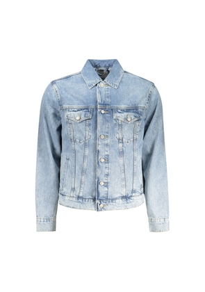 Pepe Jeans Azzurro Cotton Men Jacket - S