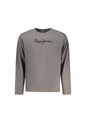 Pepe Jeans Gray Cotton Sportswear - S