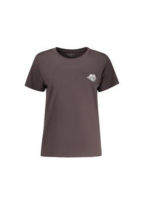 Pepe Jeans Black Cotton Women T-Shirt - XS