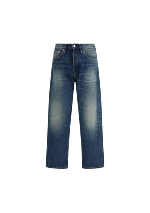 Sunflower Blue Cotton Relaxed Fit Jeans - W30