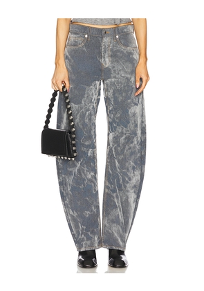 Alexander Wang Low Rise Bowed Gusset Jeans in Charcoal. Size 23. Also in 24.