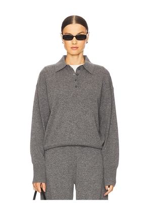 EAVES Hansen Wool Cashmere Sweater in Grey. Size L. Also in M, S, XS.