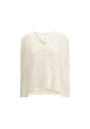 Lisa Yang White Cashmere Sweatshirt - 0/XS
