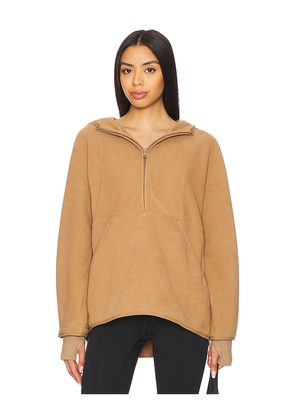 Beyond Yoga Urban Explorer Half Zip Pullover in Tan. Size S. Also in XS.
