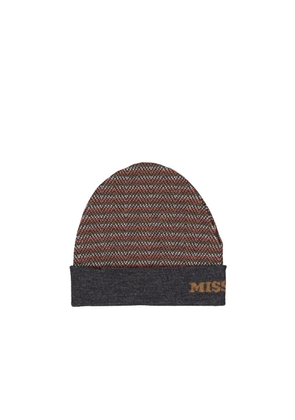 Missoni Gray Wool Beanie - UNI