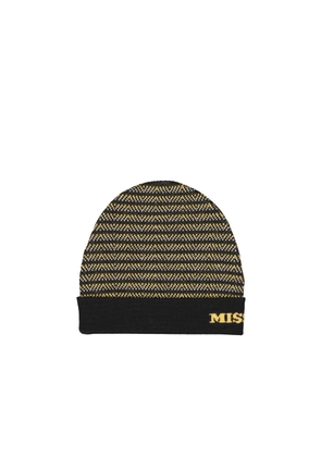 Missoni Black Wool Beanie - UNI