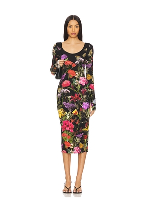 Alice + Olivia Delora Ankle Length Dress in Black. Size 0. Also in 2, 4.