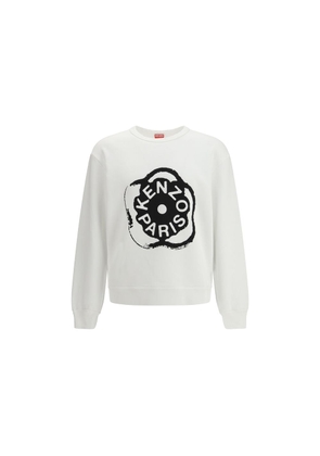 Kenzo White Cotton Sweatshirt - L