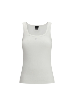 PINKO White Cotton Top - M