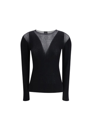 PINKO Black Viscose Shirt - M