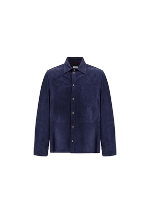 Brunello Cucinelli Blue Denim Shirt - L