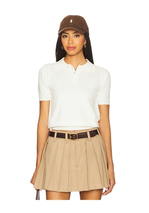 ALL THE WAYS Nabella Top in White. Size L. Also in M, S, XS.