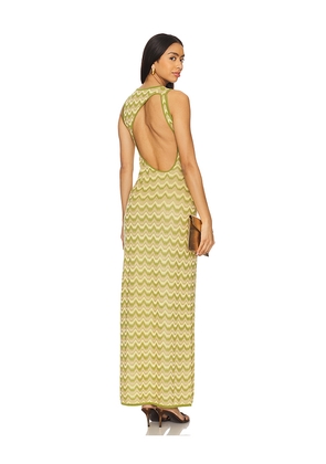 DEVON WINDSOR Dalia Dress in Green. Size L. Also in M, XL.