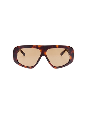 THE ATTICO Milano Sunglasses in Brown.