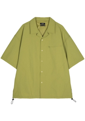 FIVE CM drawstring short-sleeve shirt - Green