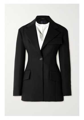 Proenza Schouler - Paneled Wool-blend Blazer - Black - US0,US2,US4,US6,US8,US10,US12