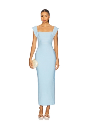 ELLIATT Fiona Maxi Dress in Baby Blue. Size L. Also in XL, XXL.