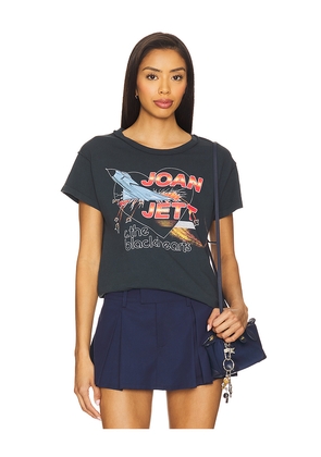 DAYDREAMER Joan Jett Fighter Reverse Girlfriend Tee in Black. Size S. Also in XS.