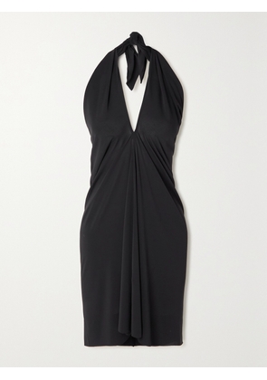 Eres - Mimi Convertible Stretch-jersey Halterneck Dress - Black - One size