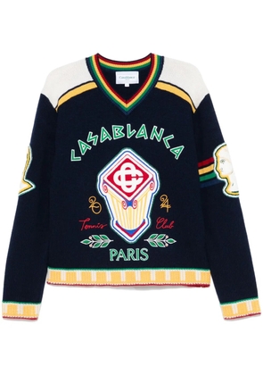 Casablanca Fraternity sweater - Blue