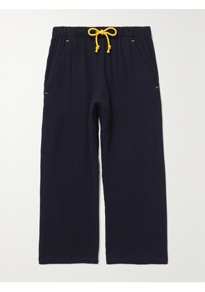 THE ROW KIDS - Rikke Cotton-gauze Track Pants - Gray - 2 years,8 years,6 years,4 years,10 years