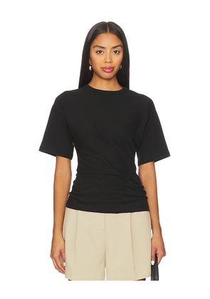 EAVES Ira Twisted Tee in Black. Size L. Also in XL.