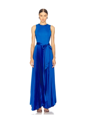 Alice + Olivia Chara Maxi Dress in Royal. Size 10. Also in 12.