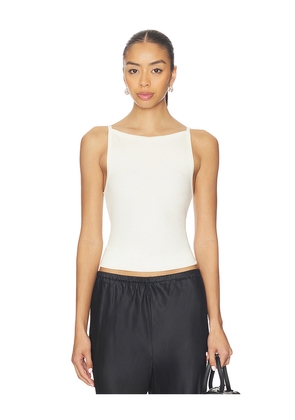 Eterne Iris Tank Top in Cream. Size M. Also in XL.