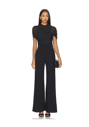 Amanda Uprichard Evianna Jumpsuit in Black. Size L. Also in M, S, XL, XS.