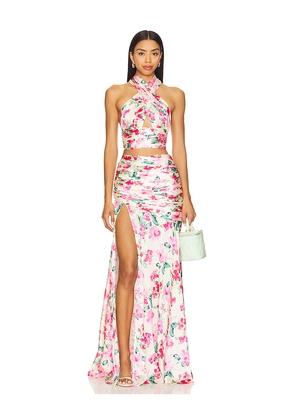 Bronx and Banco x REVOLVE Cleopatra Floral Set in Pink. Size M. Also in S, XS.
