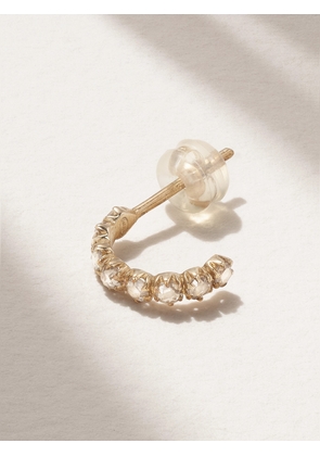 Pascale Monvoisin - Ava 9-karat Gold Diamond Single Hoop Earring - One size