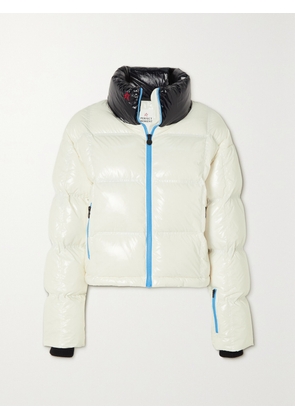 Perfect Moment - Nevada Quilted Glossed-shell Down Ski Jacket - White - x small,small,medium,large