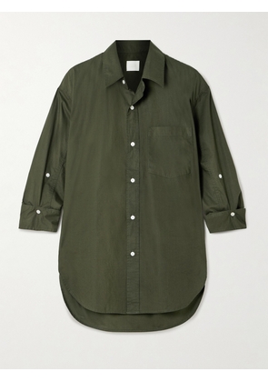 Citizens of Humanity - Kayla Cotton-poplin Shirt - Green - x small,small,medium,large,x large