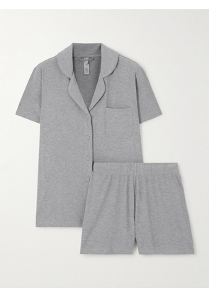 SKIMS - Soft Lounge Short Rib Sleep Set - Heather Grey - Gray - XXS,XS,S,M,L,XL,2XL,3XL