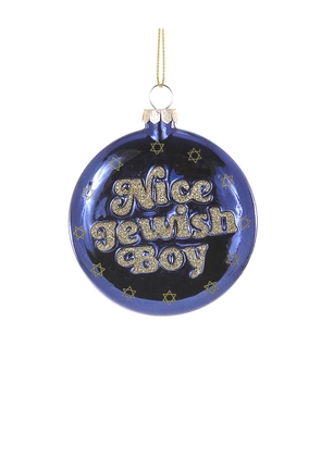 Cody Foster & Co Nice Jewish Boy Ornament in Blue.