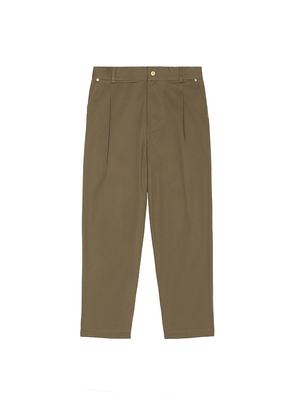 DrÃ´le De Monsieur Le Pantalon Cropped Twill Pants in Taupe. Size S. Also in XL/1X.