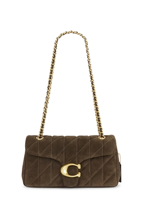 Coach Quilted Tabby 26 Shoulder Bag in Olive.