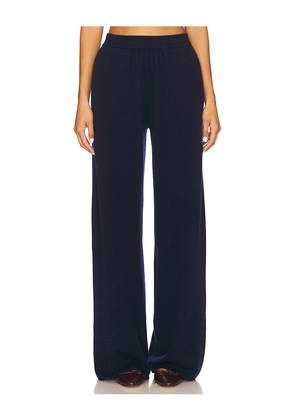 EAVES Hansen Wool Cashmere Pant in Navy. Size L. Also in M, S, XS, XXS.