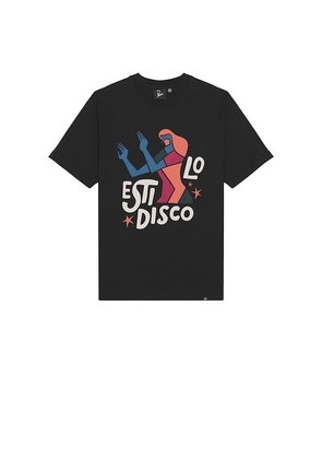 By Parra El Stilo Disco T-Shirt in Black. Size M. Also in S.