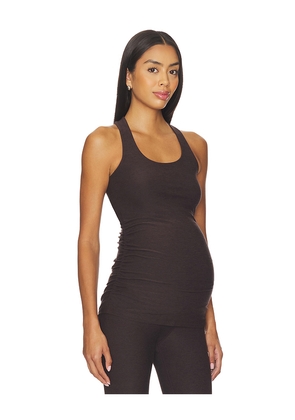 Beyond Yoga Spacedye Bases Covered Maternity Tank Top in Chocolate. Size S. Also in XS.