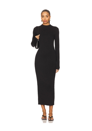 AFRM Juniper Dress in Black. Size 1X. Also in 2X, 3X, XXL.