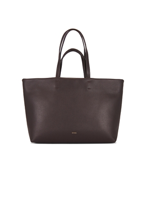 Cuyana Classic Easy Tote Bag in Burgundy.
